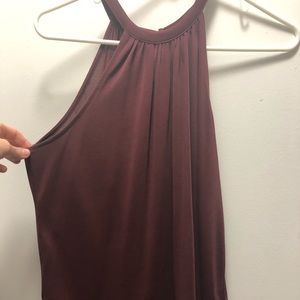 Maroon halter